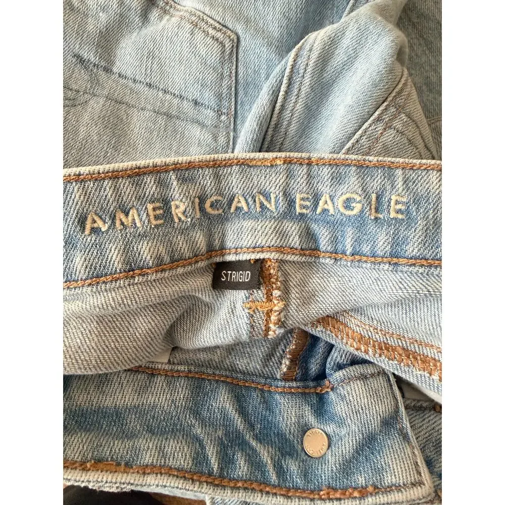 American Eagle Denim Jeans Strigid Strait Leg 00 - Picture 5 of 7